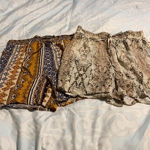 women’s shorts size med  both pair